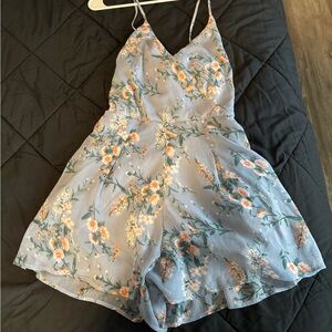 American Eagle Floral Romper